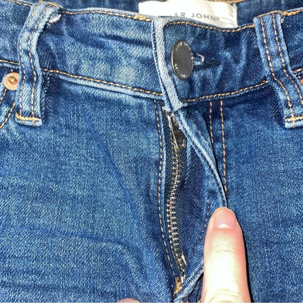 Dear John‎ Gigi Denim Cutoff Shorts Medium Wash Minimalist Festival Summer Sz 25